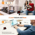 VOCOO Magnetic Kitchen Timer for Cooking, Digital Timer with Count Up Countdown, Battery Powered, Large Display
