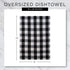 DII Fall Basics Kitchen Dishtowel Collection, 2 Count, Printed & Plaid Fall Dish Towel Set, 18x28, Autumn Leaves