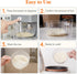 25 Lbs(11.3kg), 1 Pack Lifewit Rice Dispenser Rice Storage Container Sealed Moisture Proof with Measuring Cup