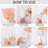 Blulu 12 Pieces Clear Adhesive Hooks, Waterproof Utility Wall Hooks with 15 Self-Adhesive Tapes for Home Kitchen