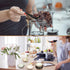Tioncy Set of 12 Japanese Retro Style Tableware, 6 Pcs Asian Soup Spoons, 6 Pcs Ramen Spoons, 3.8 Inch Rice Spoon