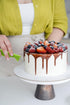 10 Inch/12 Inch Stainless Steel Cake Knife, Plastic Handle Baking Pastry Spatulas, Serrated Bread Knife