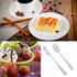 12pcs Stainless Steel Tea Dinner Server Spoon and Cake Fruit Forks, Kitchen Accessory for Wedding Party Dessert