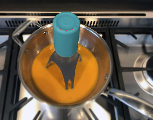 Stirr - The Unique Automatic Pan Stirrer with LED Speed Indicator, Teal