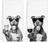 Pitbull Gifts Wine Kitchen Towels Set of 2, Gifts for Pit Bull