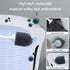 Lefree Silicone Toilet Brush and Holder, Bathroom Cleaner Brush Set, Non-Slip Handle with TPR Soft Bristle