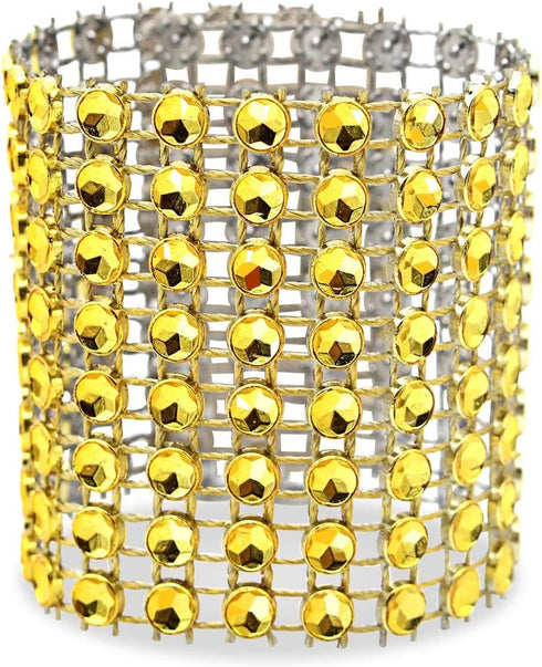 KPOSIYA Napkin Rings - Pack of 60 Rhinestone Diamond Adornment for Weddings and Holiday Parties