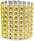 KPOSIYA Napkin Rings - Pack of 60 Rhinestone Diamond Adornment for Weddings and Holiday Parties