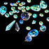 QIKAIDE 370 Pcs Crystal Suncatcher Kits Hanging Chandelier Crystals Prisms Parts Rainbow Maker Pendants for Stained