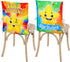 2 Pieces Star Student Chair Cover for Kids, Colorful Seat Cover for Classroom, Office, Home Party, 18.9 x 15.75 Inches
