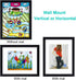RPJC 11 x 14 Picture Frames - Solid Wood with High Definition Glass, Display 8x10 with Mat or 11x14 Without Mat