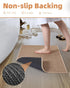 Non-Slip Bath Mats for Bathroom, Rubber-Backing Absorbent Quick Dry Rugs, Machine Washable Thin Bathroom Floor