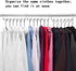 CBTONE 6 Pack Closet Space Saving Hangers - Multi-Purpose Metal Magic Cascading Hangers with Updated Hook Design for