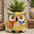 Midcentury Modern Decor Owl Planter, Bird Figurine Succulent Plant Pots for Plants,