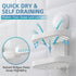 2 TAILI Soap Holder Soap Dish for Shower, Suction Cup Soap Holder for Shower Wall, Bathroom Accessories, Removable