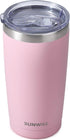 SUNWILL Travel Coffee Tumbler, 20 oz Insulated Mug with Lid, Stainless Steel Cup for Hot and Cold Drinks, Powder Coated