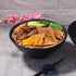 Japanese Ramen Bowls Set of 2, Large 8 Inch - Retro Ceramic Bowls for Dessert, Snack, Cereal, Soup, Noodle, Rice