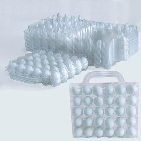 30 Pack Kitchens(5 6) Portable Egg Cartons,Reusable clear egg carton cheap bulk, Suitable For Storing Egg in Farmers