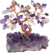 mookaitedecor Citrine & Amethyst Crystal Tree - Bonsai Money Tree with Amethyst Cluster Crystals Base for Wealth