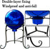 10" 8-10 inch 8" 8" 10" Tall Gazing Ball Stand for Balls, Black Metal Gazing Globe Display Holder Stands for Outdoor