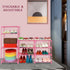 7-Tier 24 -30 Closet LNYZQUS Large Pink Shoe Rack, Pairs Tall Shoe Organizer Shelf, Kids Boots Stand Organizer