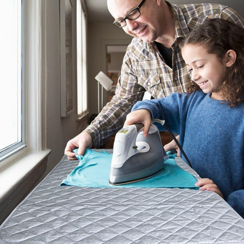Ruibo Magnetic Ironing Mat Blanket, Iron Board Alternative Cover, Quilted Washer Dryer Heat Resistant Pad, Portable