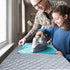 Ruibo Magnetic Ironing Mat Blanket, Iron Board Alternative Cover, Quilted Washer Dryer Heat Resistant Pad, Portable
