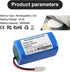 H18650CH-4S1P Vacuum Compatible for Xiaomi MI G1, Mop Essential G1 MJSTG1, SKV4136GL, MC-WRC53 Robot Vacuum Cleaner