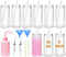 Maucircol 20 Oz Acrylic Snowglobe Tumbler Including DIY Kit, 9 Pack Pre-Drilled