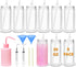 Maucircol 20 Oz Acrylic Snowglobe Tumbler Including DIY Kit, 9 Pack Pre-Drilled