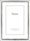 Siena Slim Crackled Silver Picture Frame, Tarnish Resistant Finish, Perfect Photo Frame