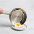 Ecolution Classic Stainless Steel Fry Pan, Professional Quality Sauté, 9.5-Inch, All Cooktop Safe