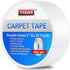 YYXLIFE Double Sided Carpet Tape, 2 Inch x 20 Yards, Removable Multi-Purpose Rug Adhesive for Hardwood Floors, Outdoor