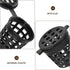 Yardwe 50pcs Bonsai Fertilizer Baskets, Mesh Baskets with Lid for Planting Nutrition Cups, Succulent, Orchid