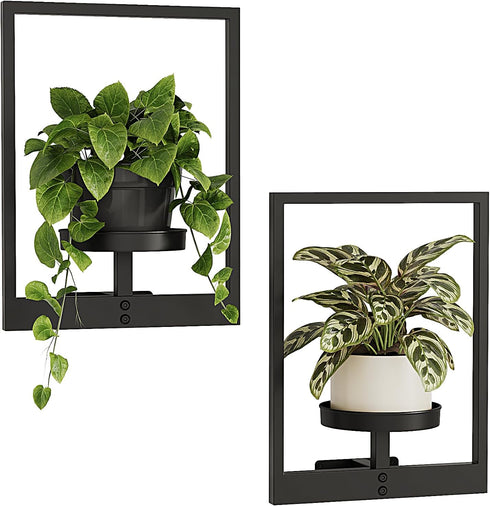 Bamworld Plant Stand Indoor Wall Decor Metal Plant Hanger Indoor Hanging Plant