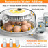 8 Egg Incubators for Hatching Eggs with Automatic Egg Turner, Incubator for Chicken Eggs with Egg Candler for Chicken