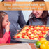 E-far Toaster Oven Baking Pan with Lid, 10.4”x 8”x 2” Stainless Steel Rectangle Sheet Cake Pans
