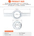 Beaquicy TB123A Washer Spanner Wrench for GE Whirlpool Washer - 1-11/16 Inch Washer Tub Nut Replaces TB123A TB123B