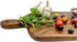 Solid Acacia Wood Cutting and Serving Board with Handle - Handmade, Joint Free, Size: 15" x 8" x 3/4”