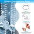 KIPETTO 33ft 14mm Acrylic Crystal Beads Garland Chandelier Gem Beads Chain Hanging Crystals Beads Strings for Wedding