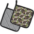 Caroline's Treasures Watercolor Pine Cones Pot Holders (Pair) - Heat Resistant Kitchen Hot Pads for Cooking, 7.5 x 7.5