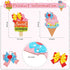 2 Summer Summer Pieces Ice Cream Sandbeach Hanging Sign Happy Wood Sign Sweet Wood Ornaments Welcome decor Door Hanging