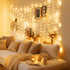 300 Dimmable 8 2 Pack Minetom Curtain Lights, LED Fairy Lights with Remote and Timer, Modes, USB Powered String Lights