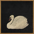 InSimSea Framed Canvas Wall Art, Swan Painting Pictures for Rustic Bathroom, Farmhouse Living Room Decor