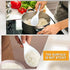 Vonty 2pcs ABS Non Stick Rice Paddle Spoon, 7.8 Inch, White
