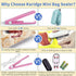 Mini Bag Sealer Machine, Handheld Heat Sealer Clip for Food Storage, Sealing Machine for Various Bags - Pink