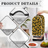 Camo Deer Toaster Cover and Blender Cover Set, Brown Camouflage Dust Cover Case for 4 Slice Small Appliances, Hunting