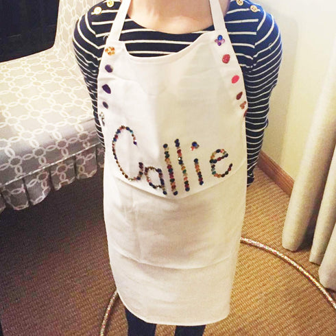 Novelty Place Kid's Apron with Chef Hat Set (3 Set), Skin-friendly Children’s Bib with Pocket for Cooking, Baking,
