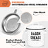 46OZ Bacon Grease Container with Strainer - Large Kitchen Oil Storage Can, Food Saver Bin with Lid | Farmhouse Cooking