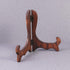 Gatuida 4 Pcs Wooden Display Stand, Plate Holder Easels for Home and Wedding Decorations
